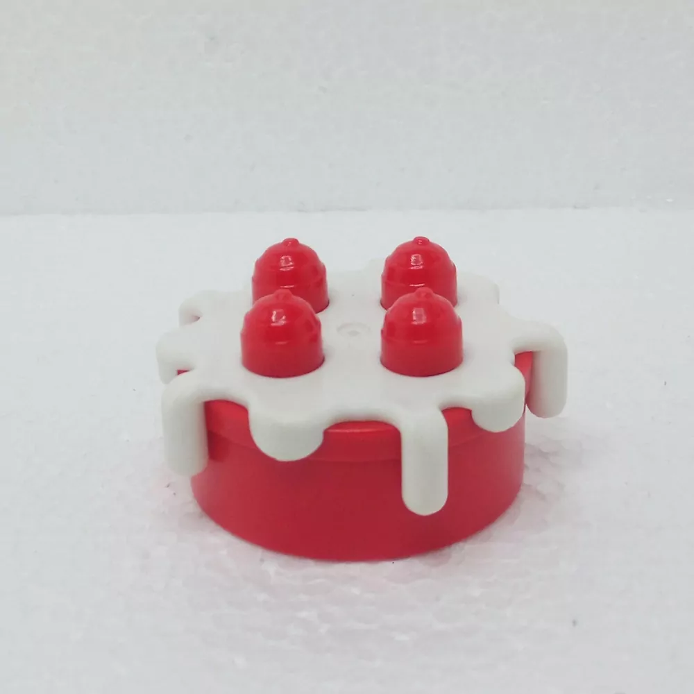 Lego® Duplo® Dort červený, bílá poleva