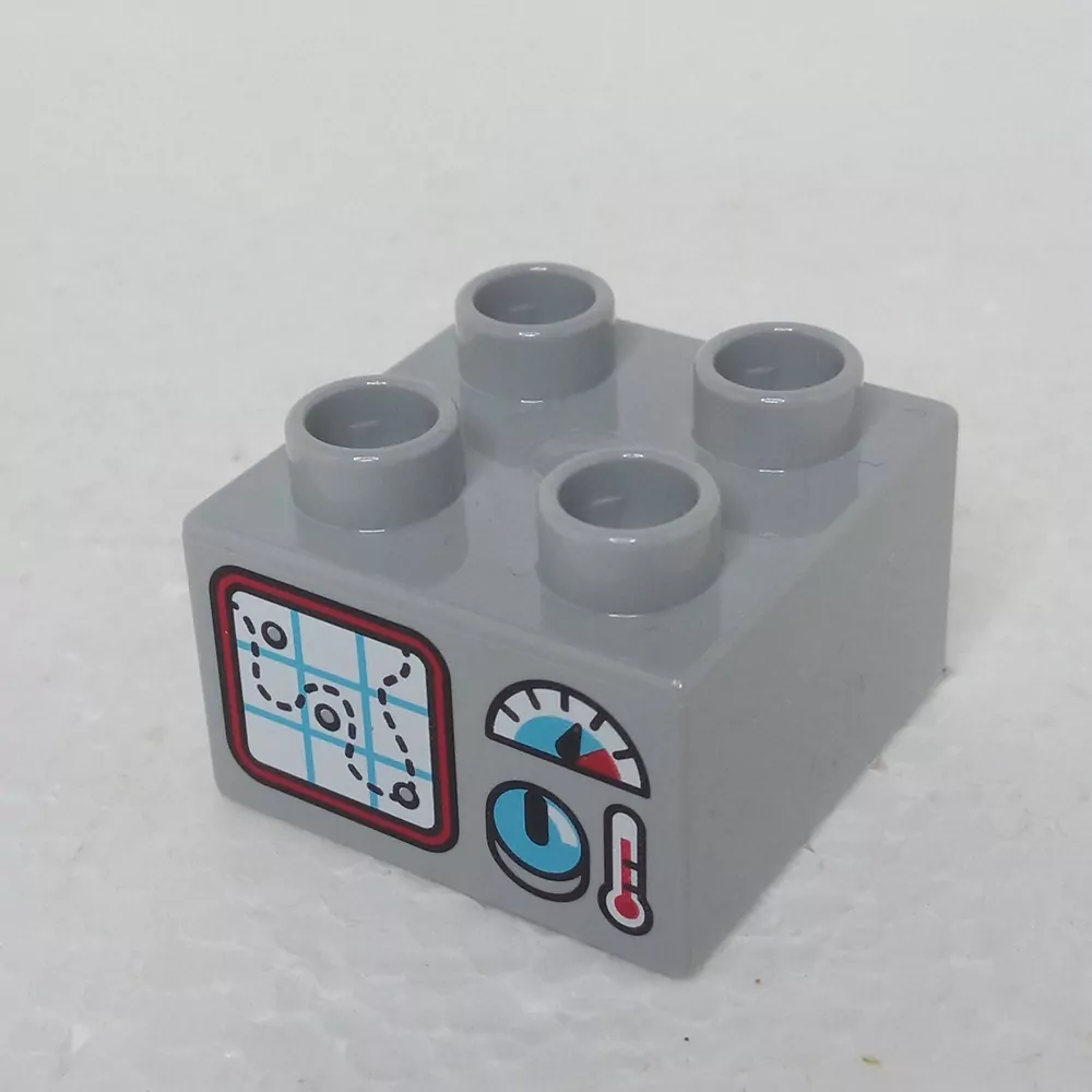 Lego® Duplo® Kostka 2x2 potisk navigační panel