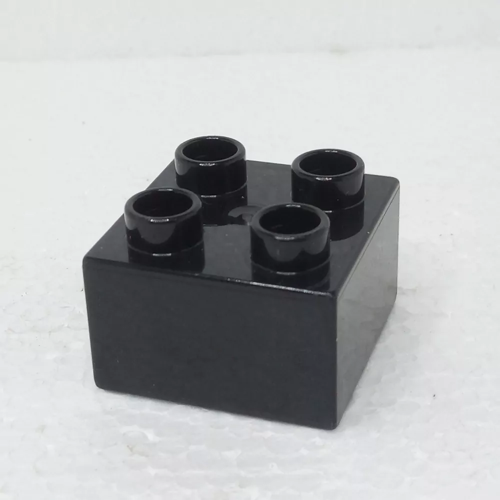 Lego® Duplo® Kostka 2x2 černá