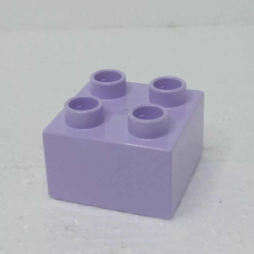 Lego® Duplo® Kostka 2x2 světle fialová