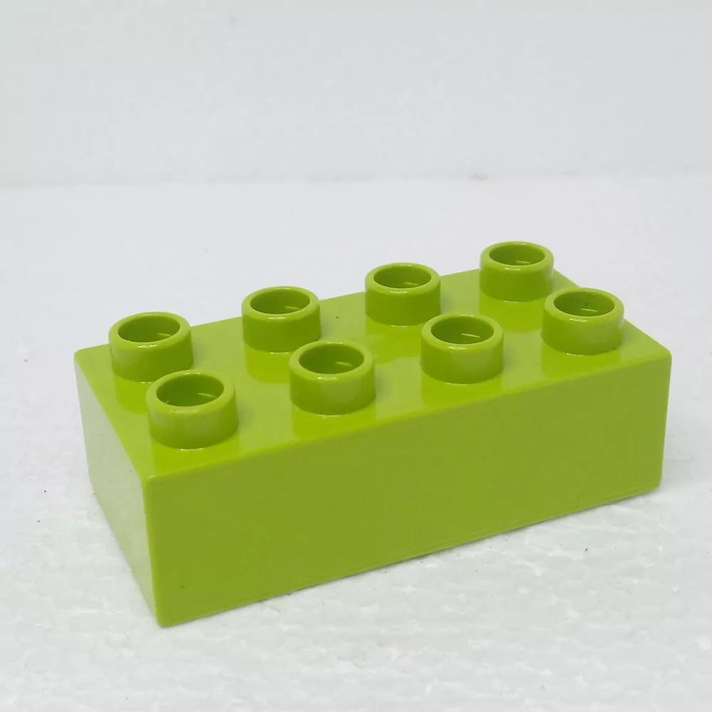 Lego® Duplo® Kostka 2x4 světle zelená