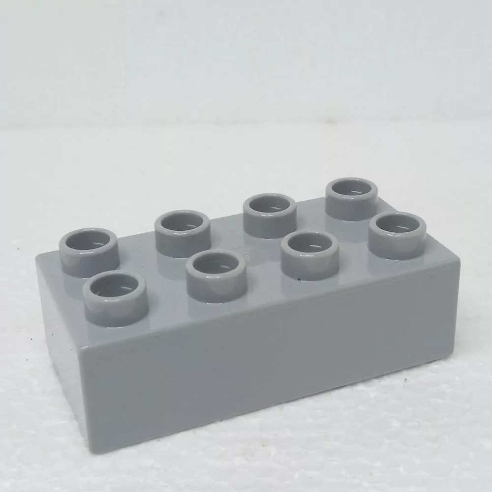 Lego® Duplo® Kostka 2x4 světle šedá