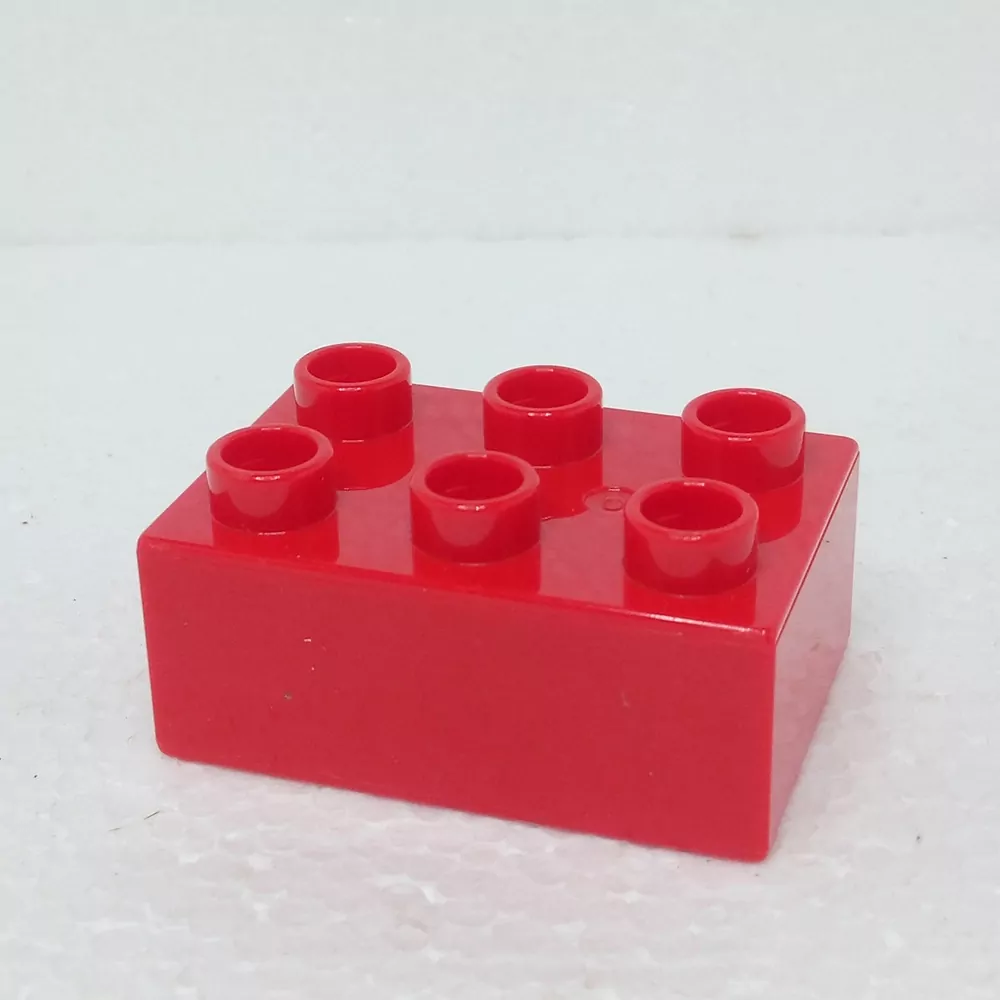 Lego® Duplo® Kostka 2x3 červená