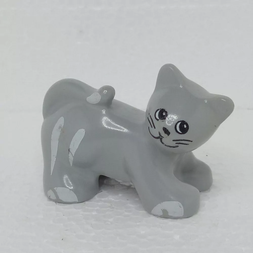 Lego® Duplo® Kočka ležící šedá