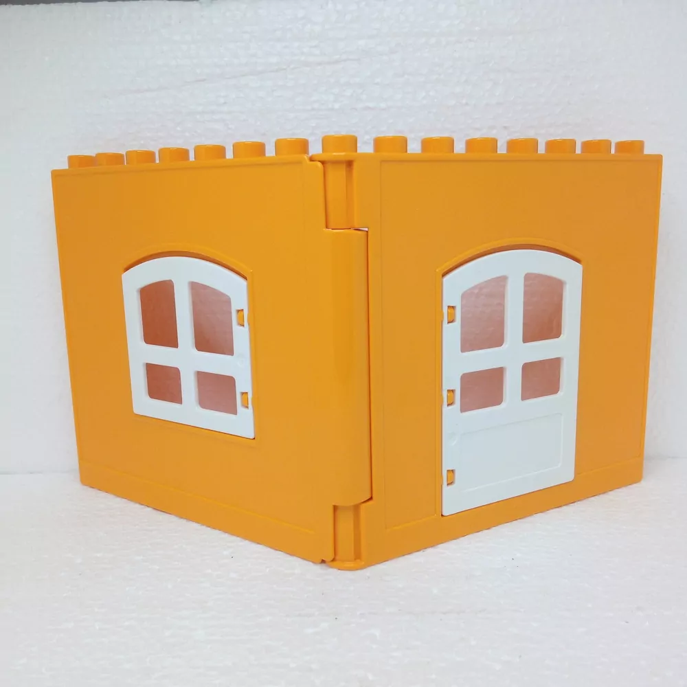 Lego® Duplo® Dvojstěna žlutá dveře+okno