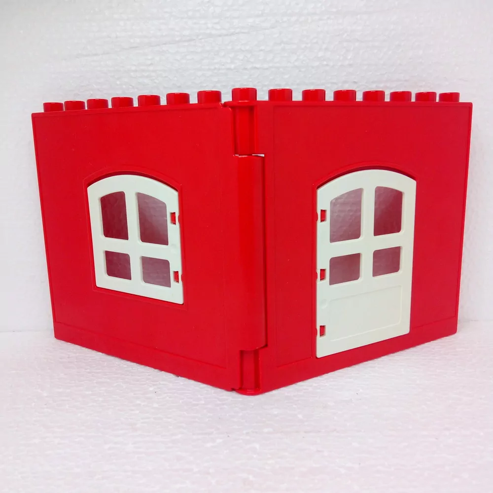 Lego® Duplo® Dvojstěna červená dveře+okno