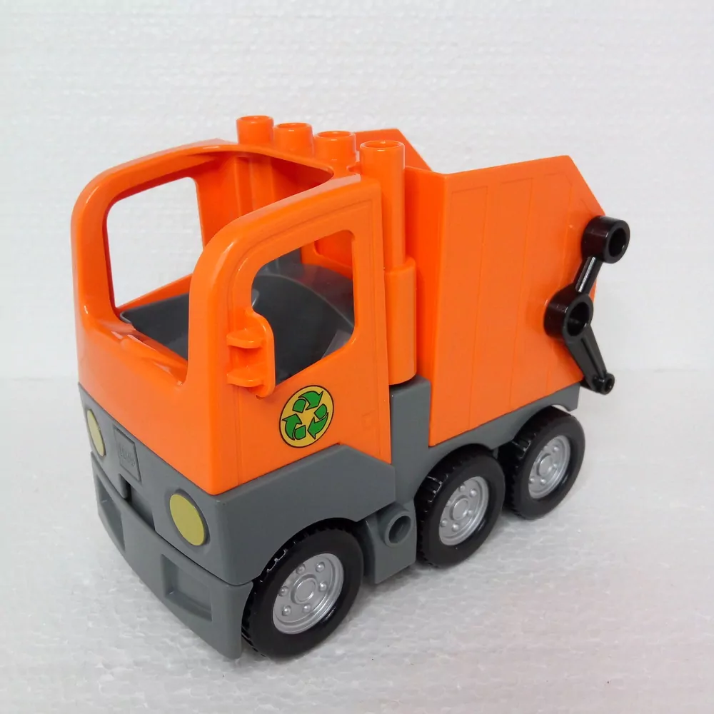 Lego® Duplo® Popelářský vůz oranžový