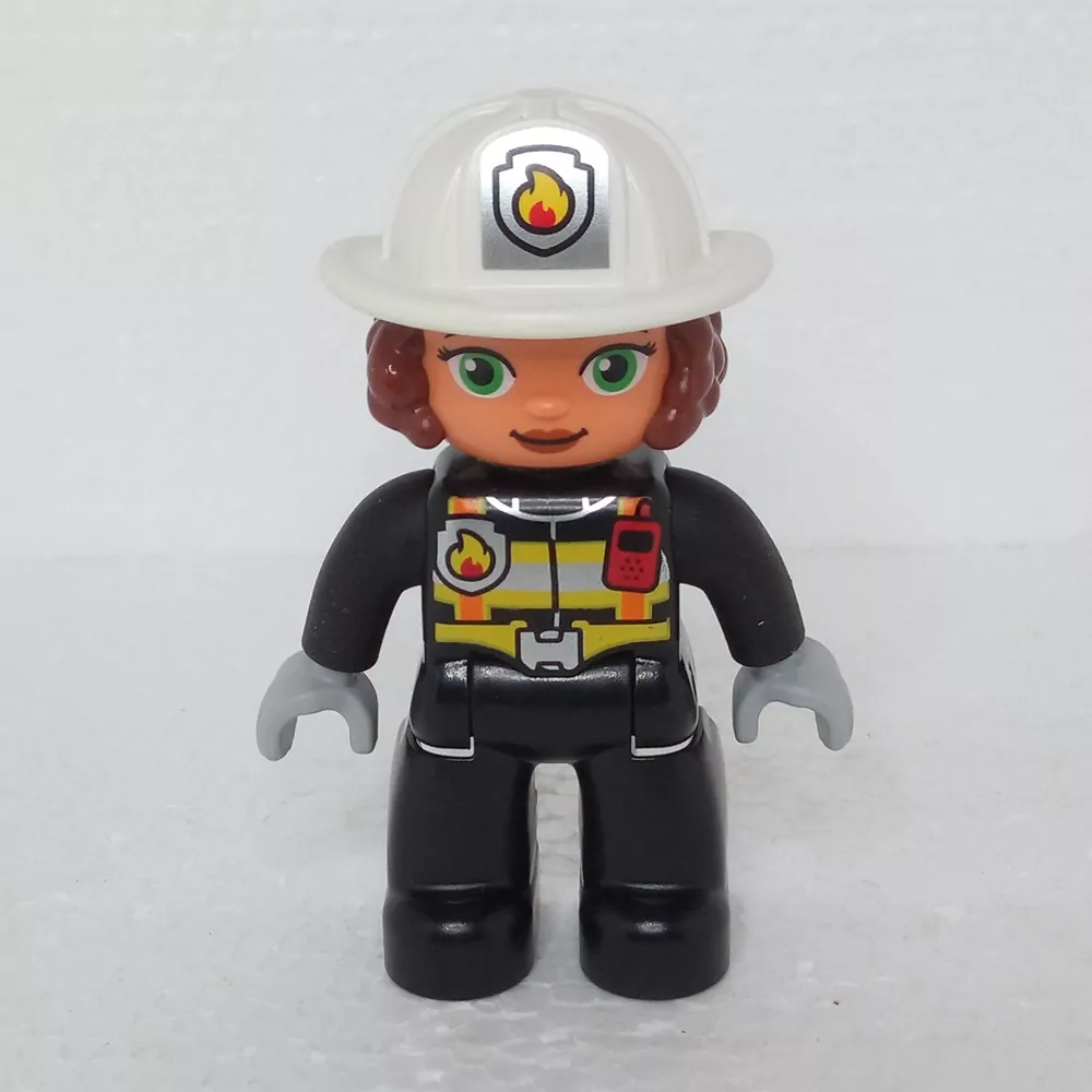 Lego® Duplo® Panáček Žena Hasička Bílá helma