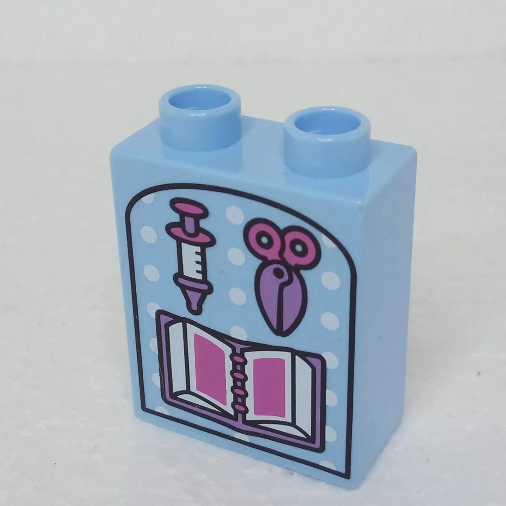 Lego® Duplo® Kostka potisk injekce, kniha, nůžky