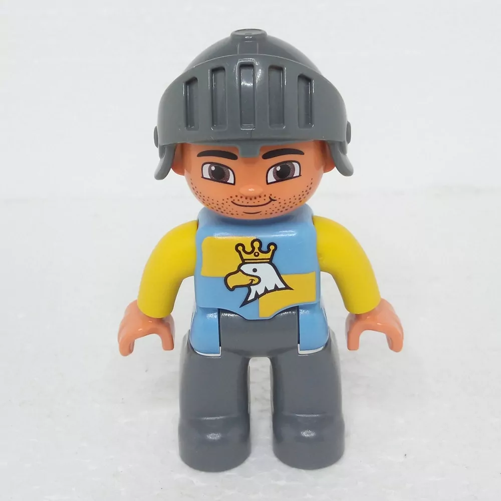 Lego® Duplo® Panáček Muž Rytíř Orel šedá helma