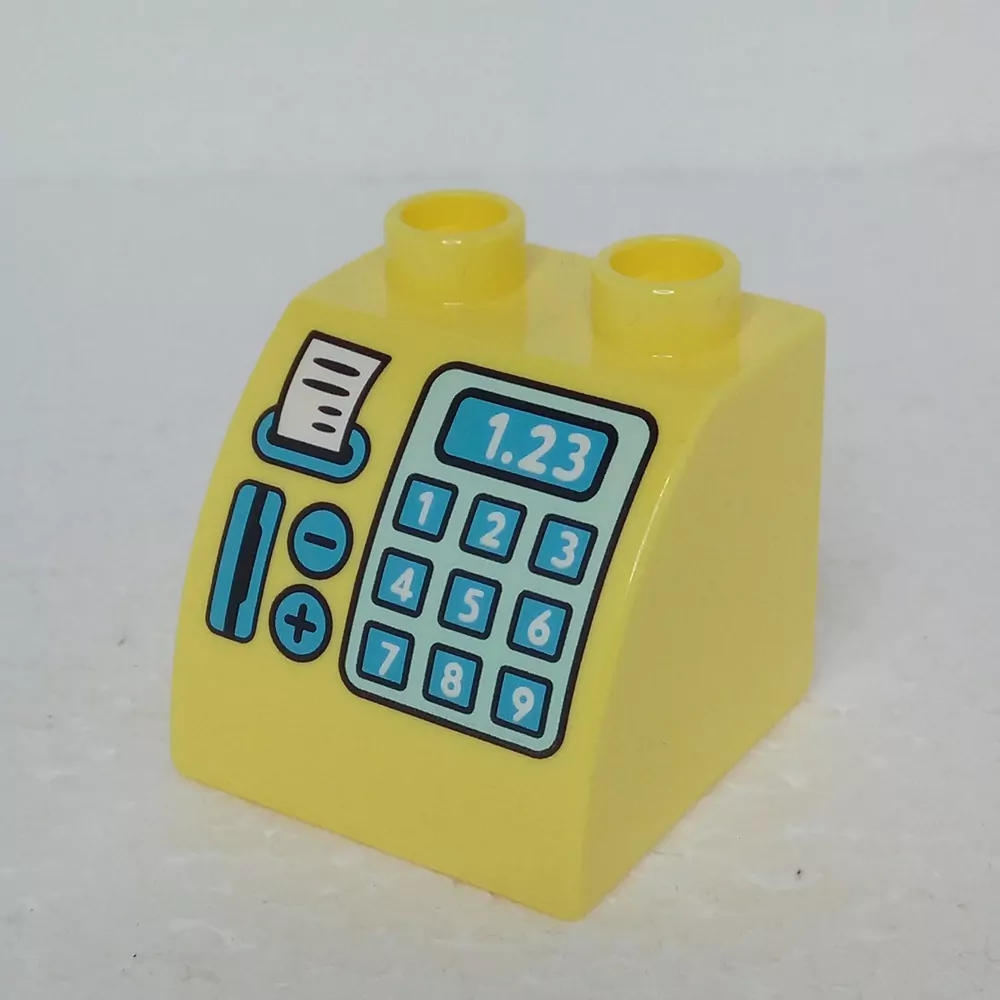 Lego® Duplo® Kostka potisk pokladna žlutá