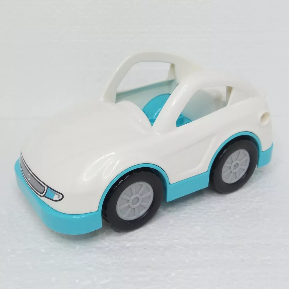 Lego® Duplo® Závodní auto bílé PUSH&GO