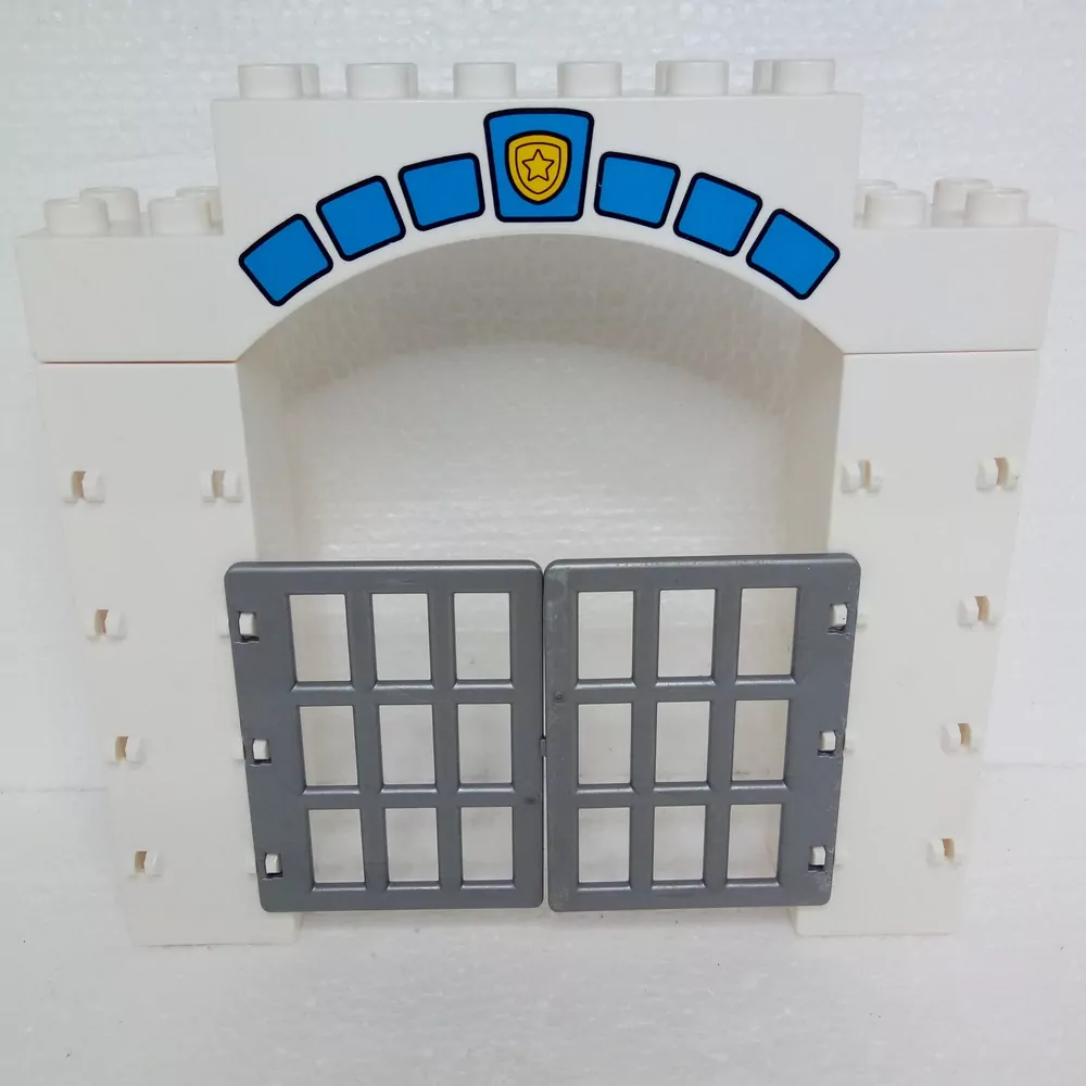 Lego® Duplo® Vstupní brána - policejní bílá