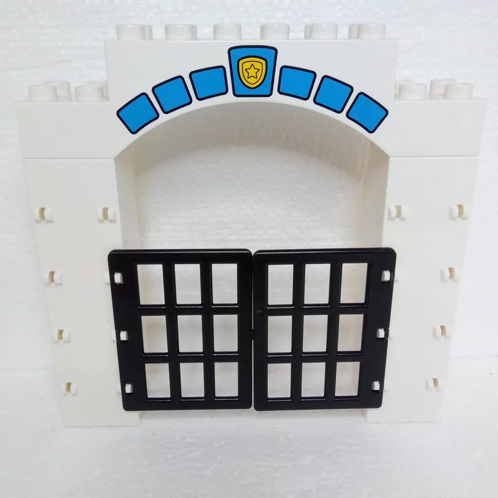 Lego® Duplo® Vstupní brána - policejní bílá