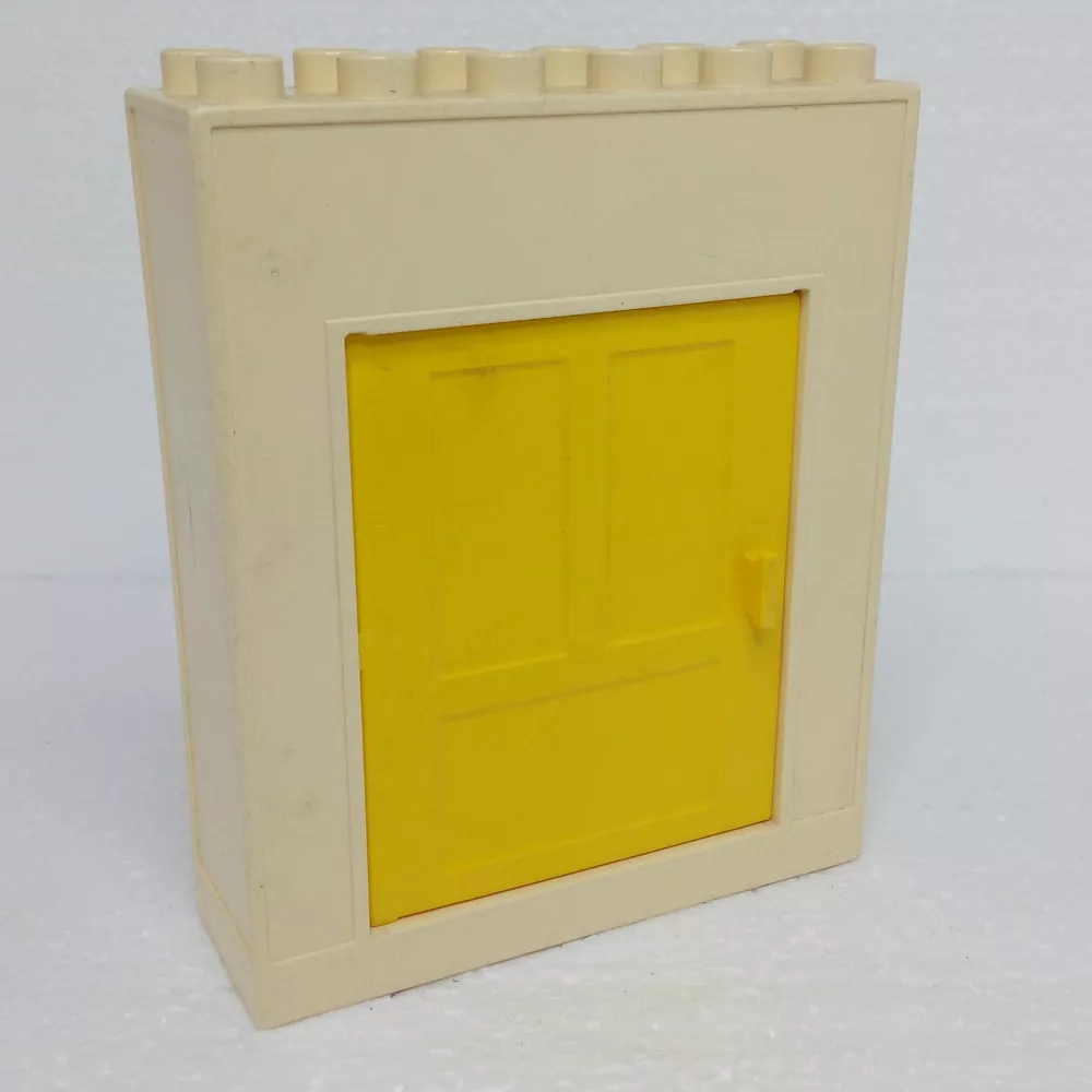 Lego® Duplo® Bílá stěna s širokými dveřmi