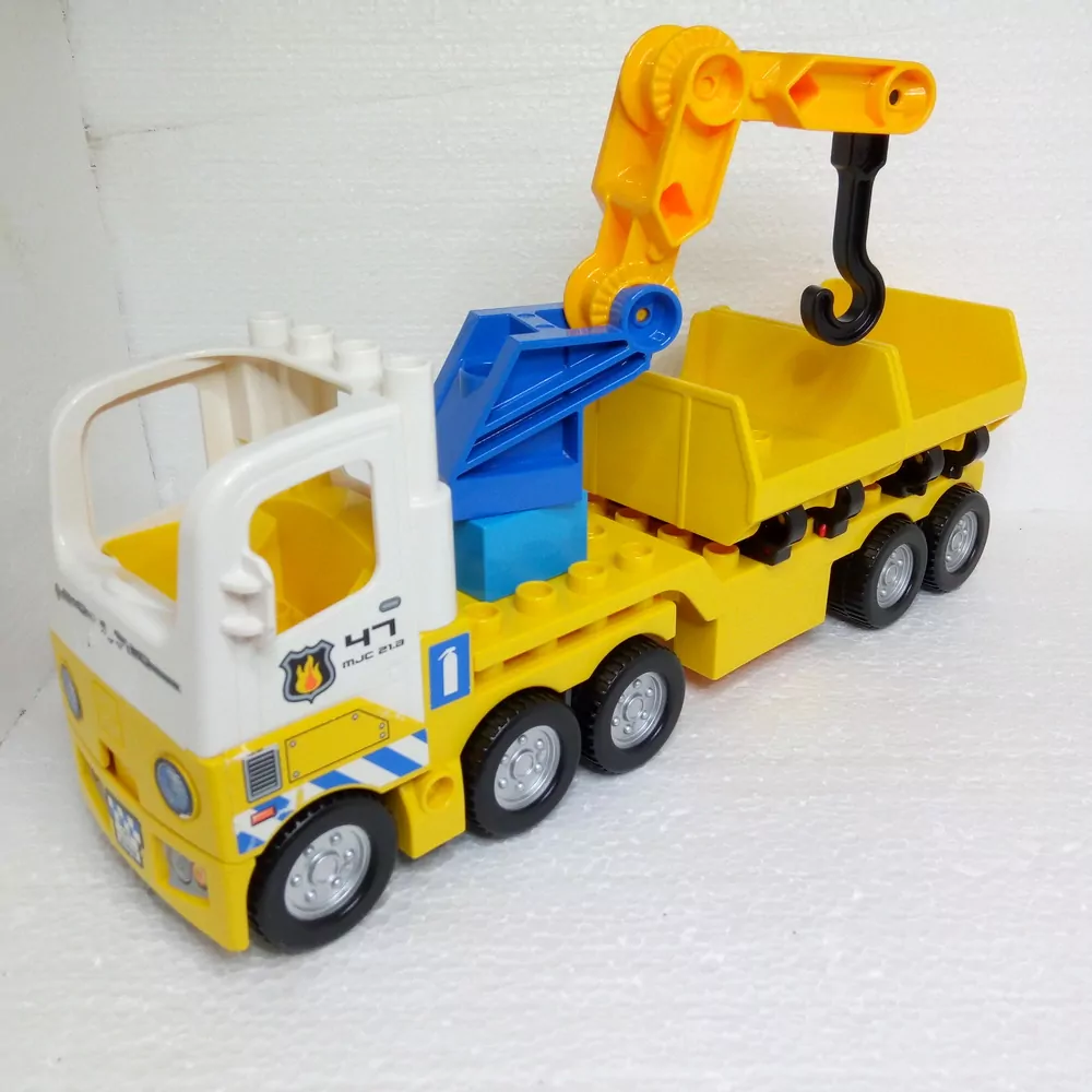 Lego® Duplo® Nákladní auto s rukou a výklopnými korbami