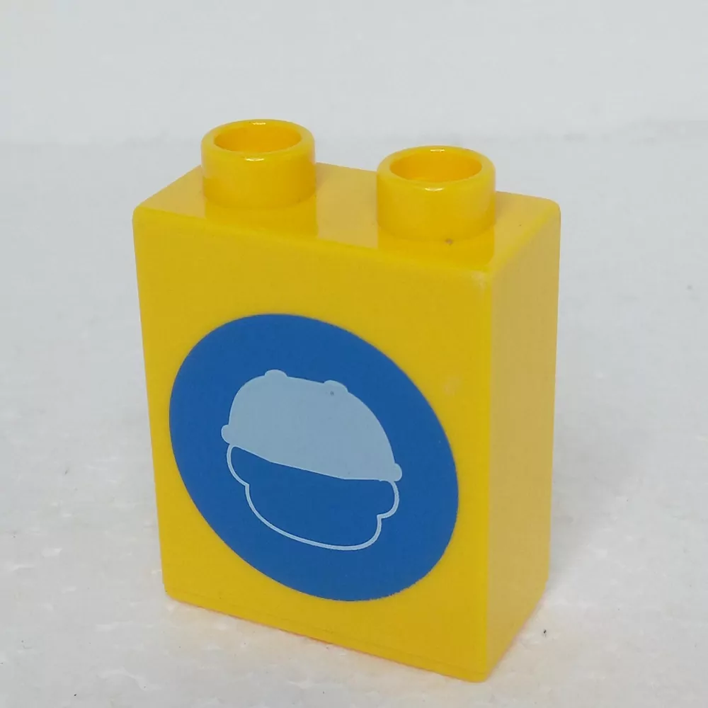 Lego® Duplo® Kostka 1x2x2 potisk stavba