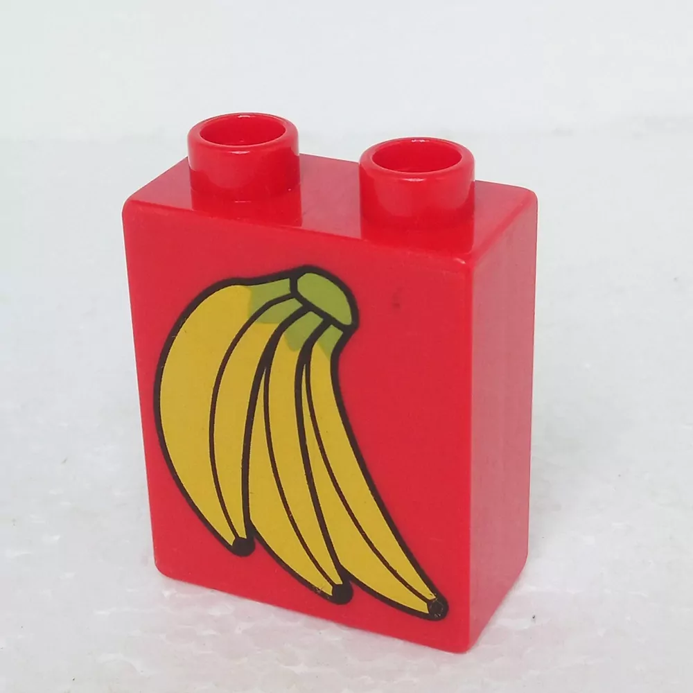 Lego® Duplo® Kostka 1x2x2 potisk banány
