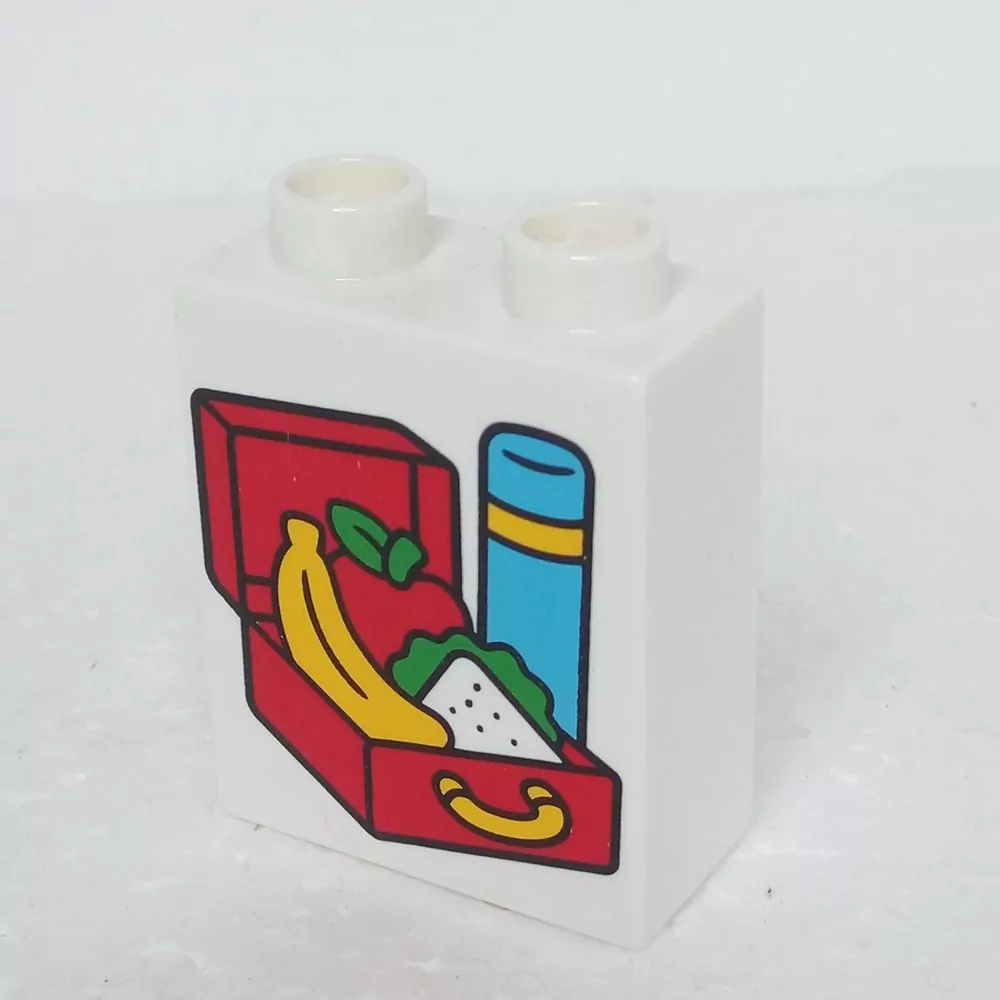 Lego® Duplo® Kostka 1x2x2 potisk piknikový kufřík