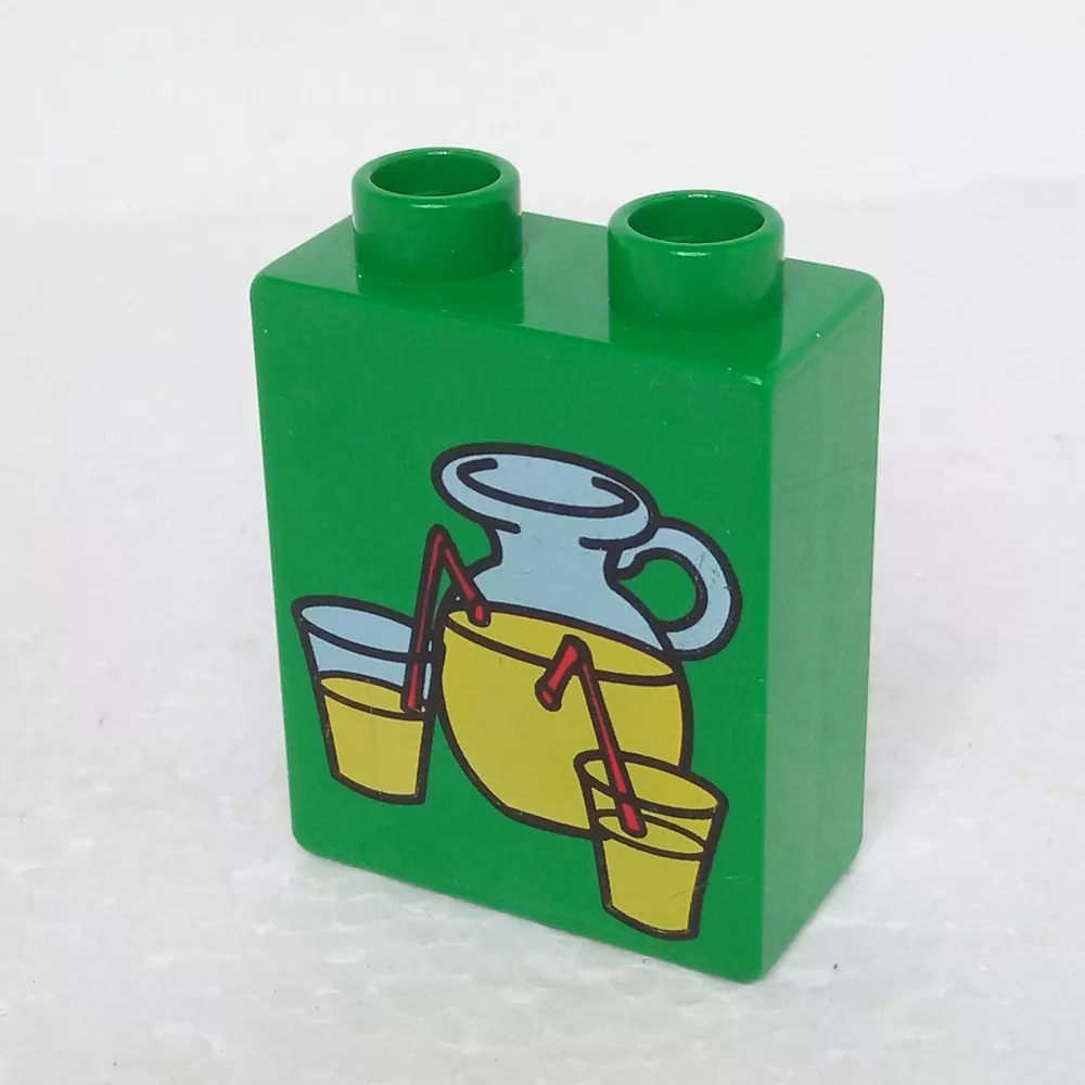 Lego® Duplo® Kostka 1x2x2 potisk limonáda