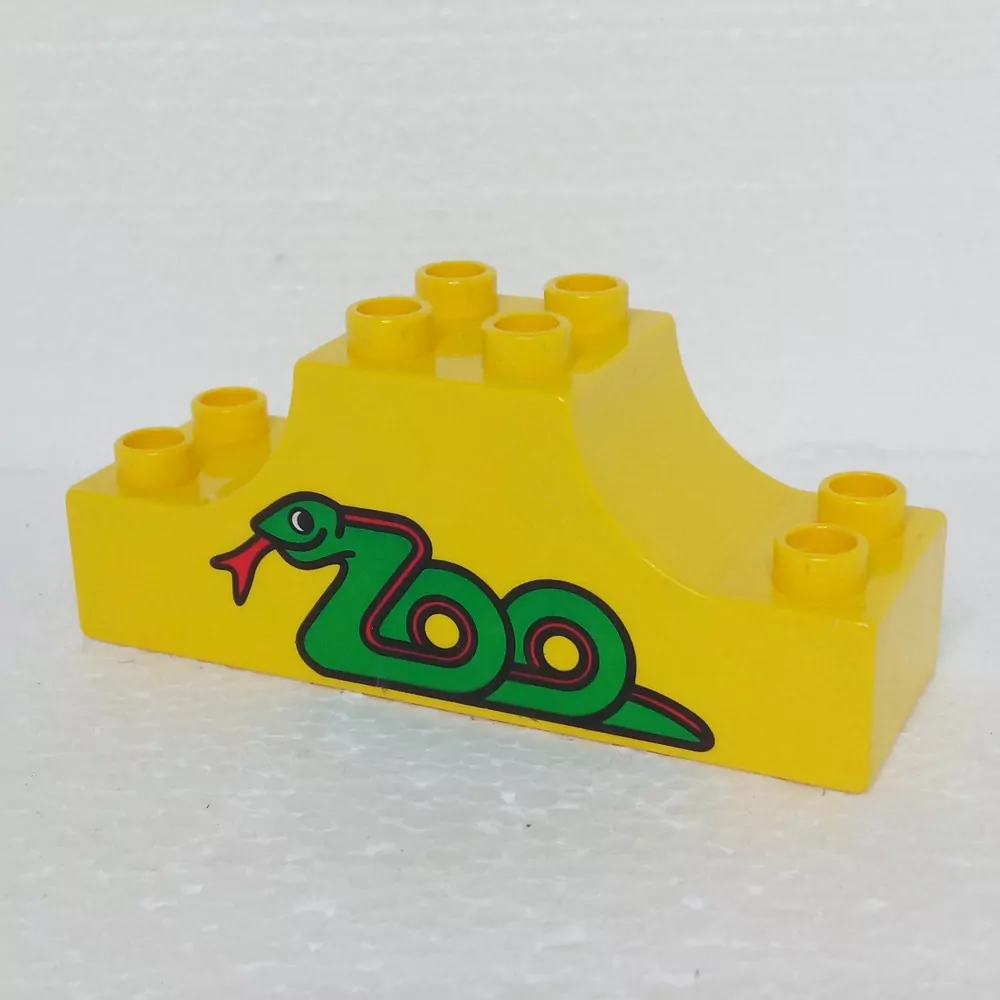 Lego® Duplo® Kostka 2x6x2 potisk nápis "ZOO"