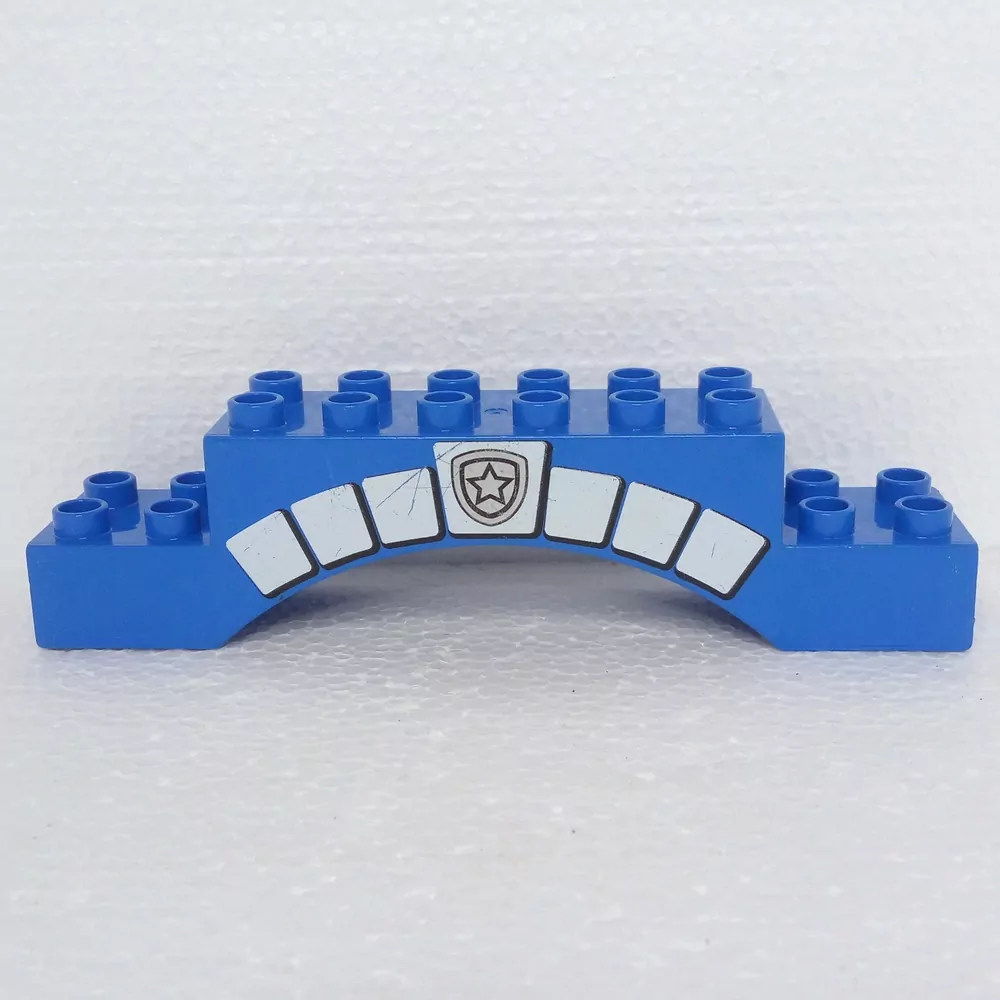 Lego® Duplo® Kostka 2x10x2 potisk Policie - VÝPRODEJ