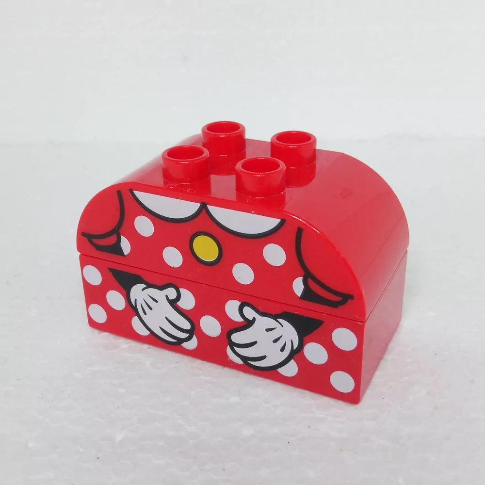 Lego® Duplo® Kostka 2x4x2 šaty Minnie
