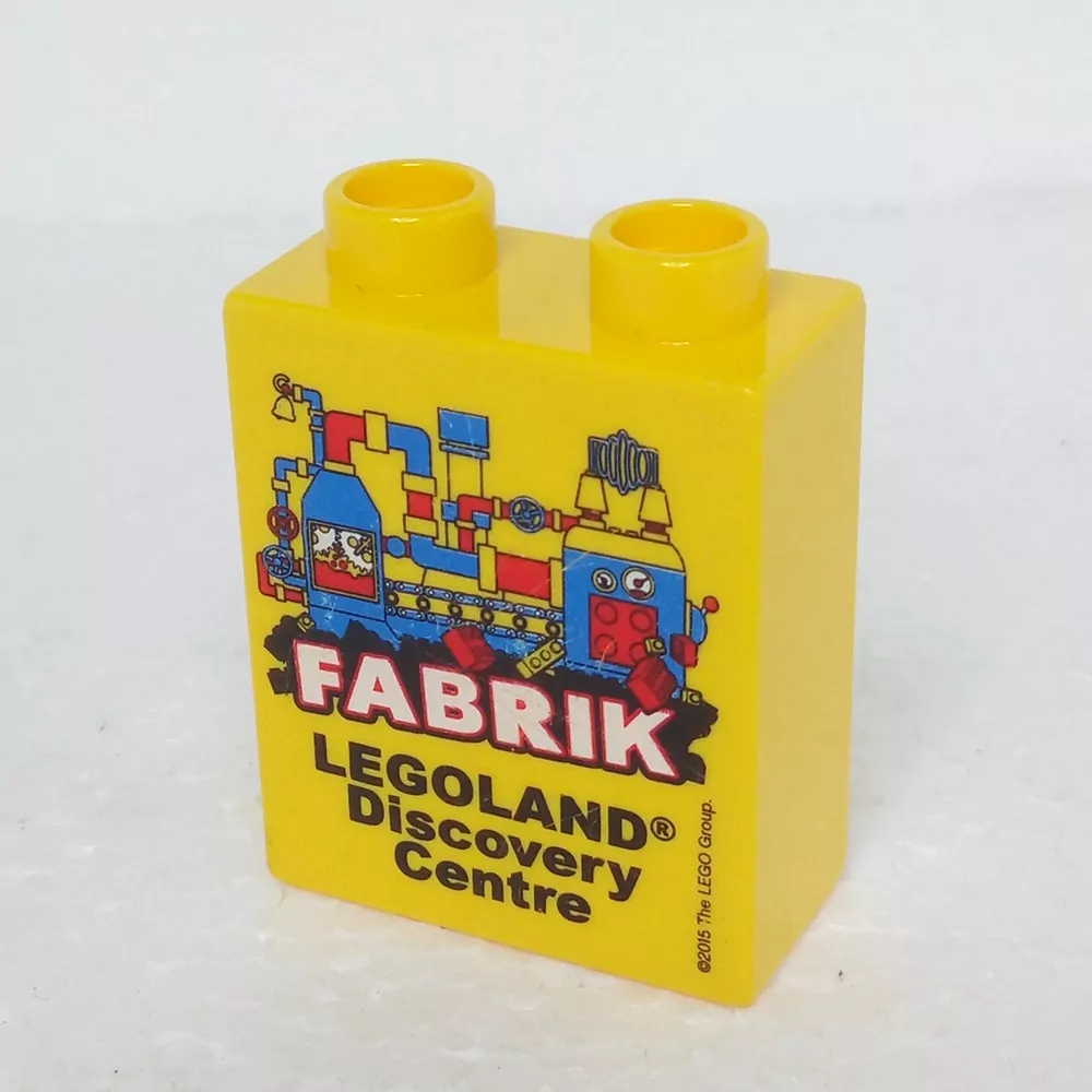 Lego® Duplo® Kostka 1x2x2 potisk "FABRIK" 2015