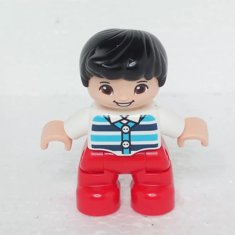 Lego® Duplo® Panáček Dítě Chlapeček černé vlasy