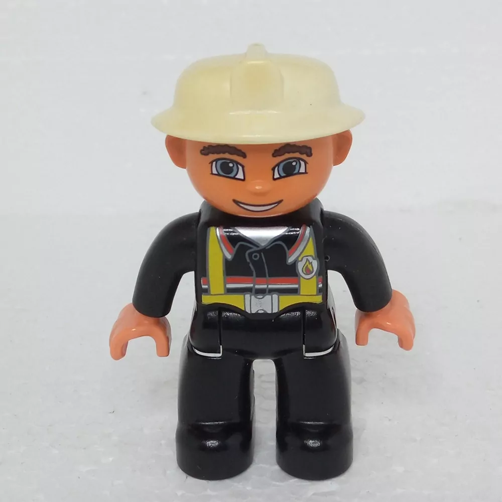 Lego® Duplo® Panáček Muž Hasič Bílá helma - VÝPRODEJ