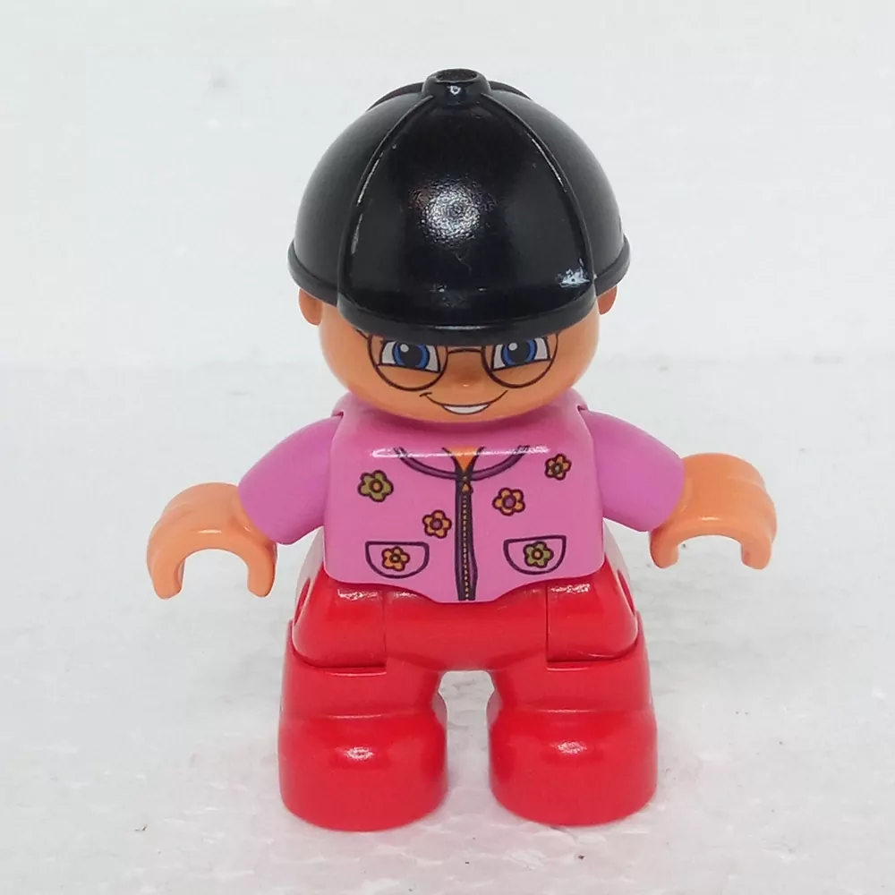 Lego® Duplo® Panáček Dítě Holčička jezdecká helma