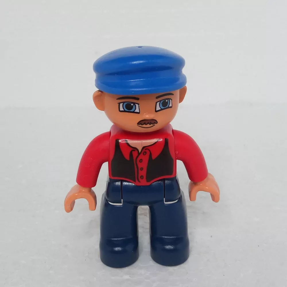Lego® Duplo® Panáček Muž Dědeček Modrá čepice