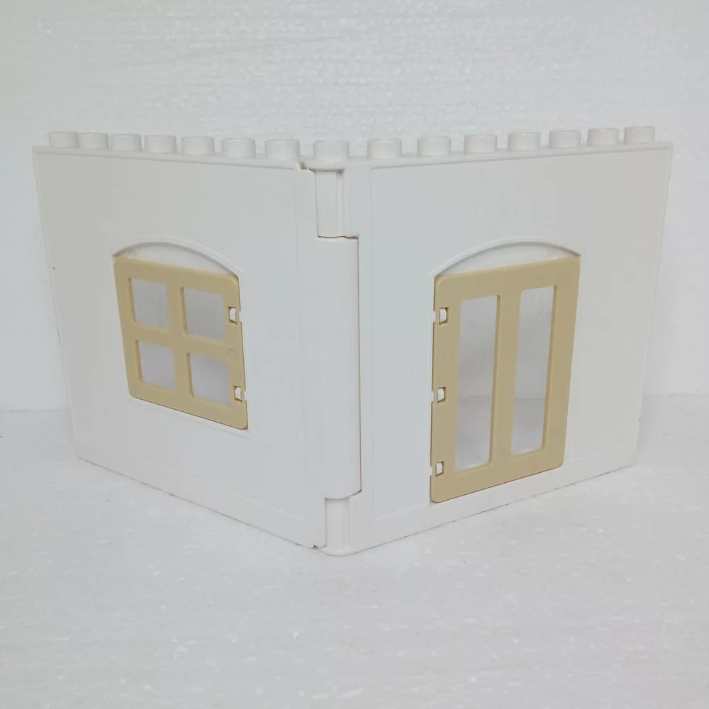 Lego® Duplo® Dvojstěna bílá dveře+okno