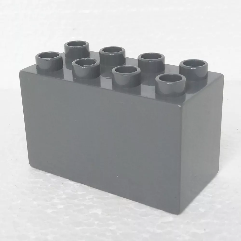 Lego® Duplo® Kostka 2x4x2 šedá
