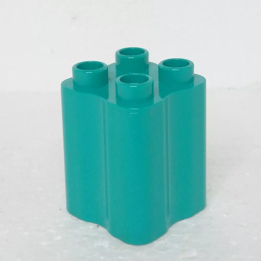 Lego® Duplo® Kostka 2x2x2 oblé rohy - kmen stromu