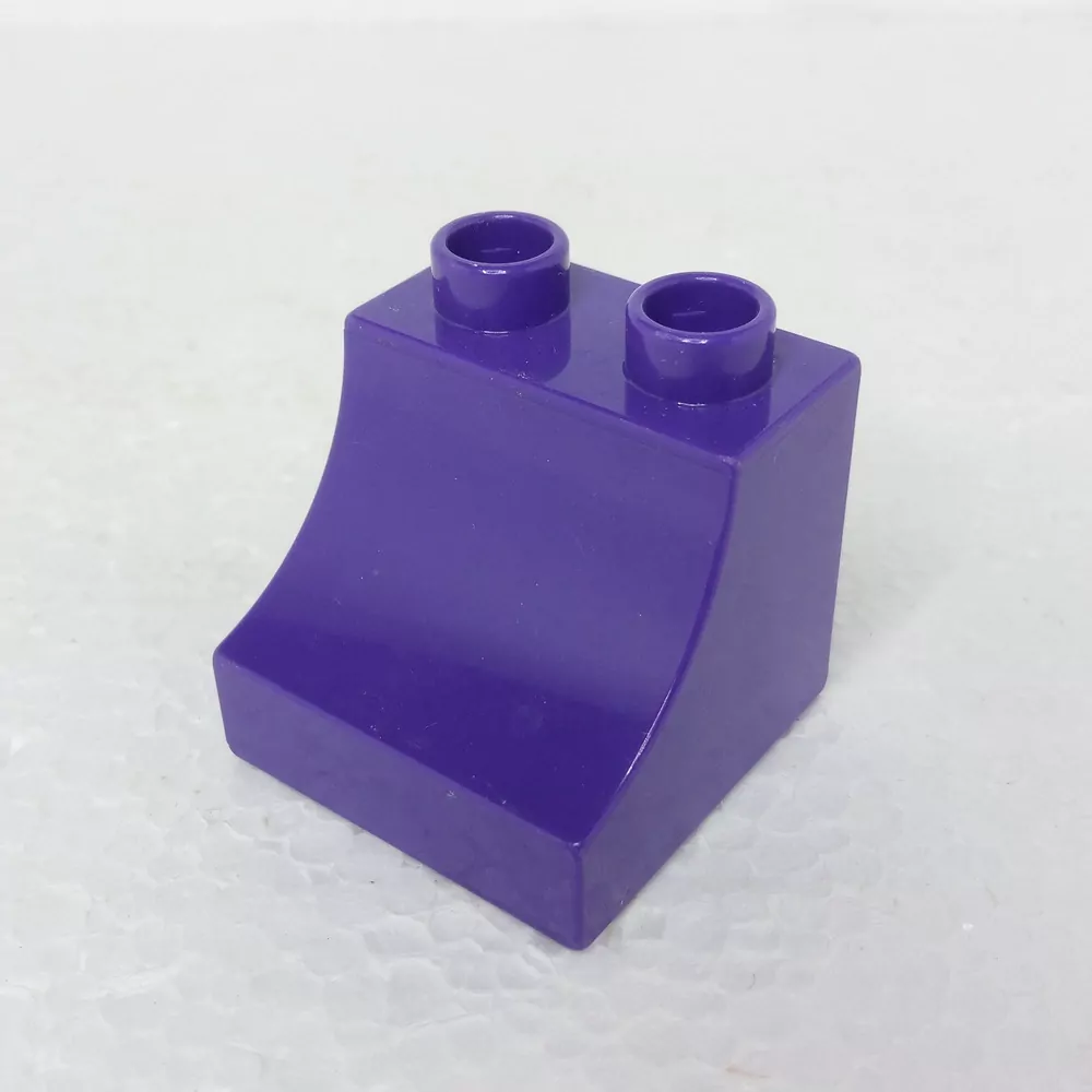 Lego® Duplo® Kostka 2x2 oblá fialová kulatá