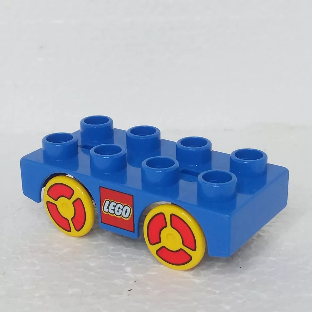 Lego® Duplo® Podvozek autíčka modrý (auto na autodráhu)