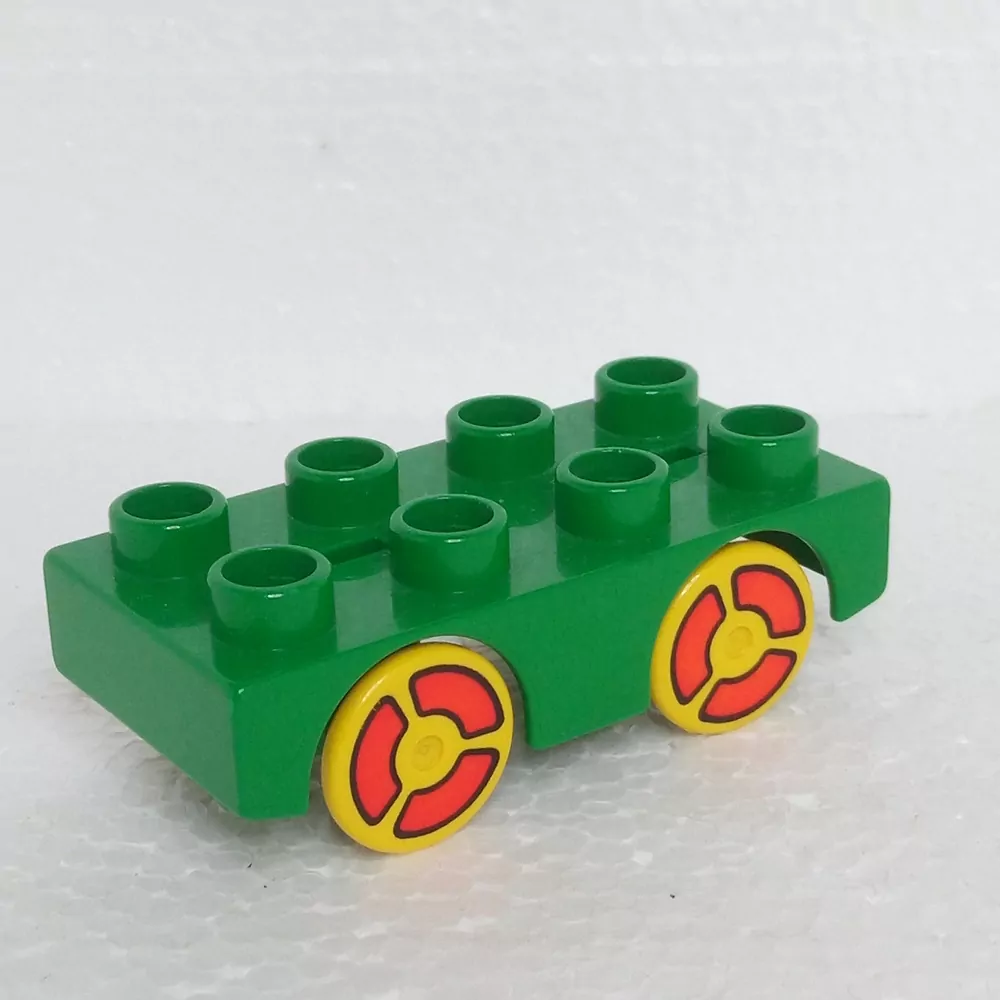 Lego® Duplo® Podvozek autíčka zelený (auto na autodráhu)