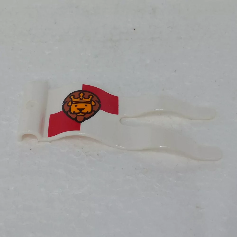 Lego® Duplo® Vlajka bílá znak lev