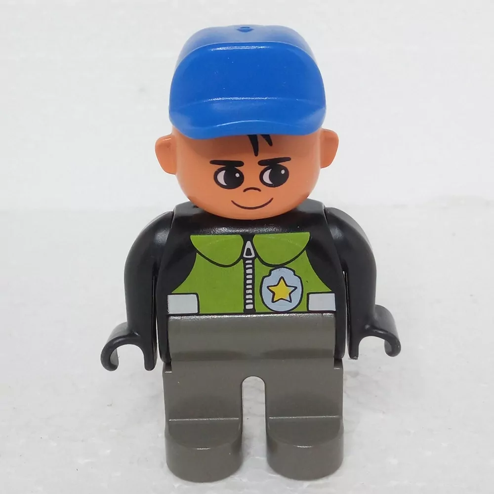 Lego® Duplo® Panáček Muž Policista Modrá čepice