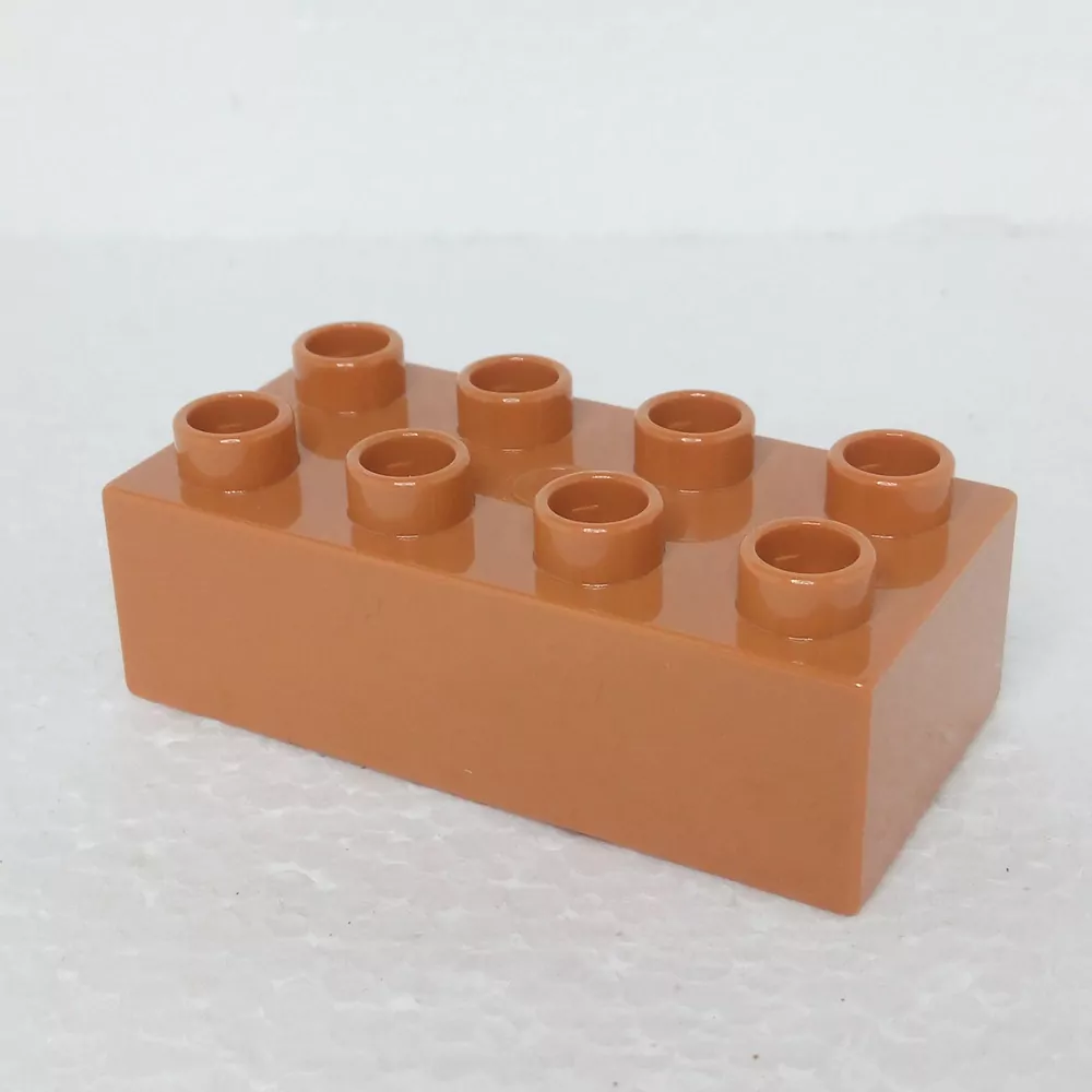 Lego® Duplo® Kostka 2x4 světle hnědá