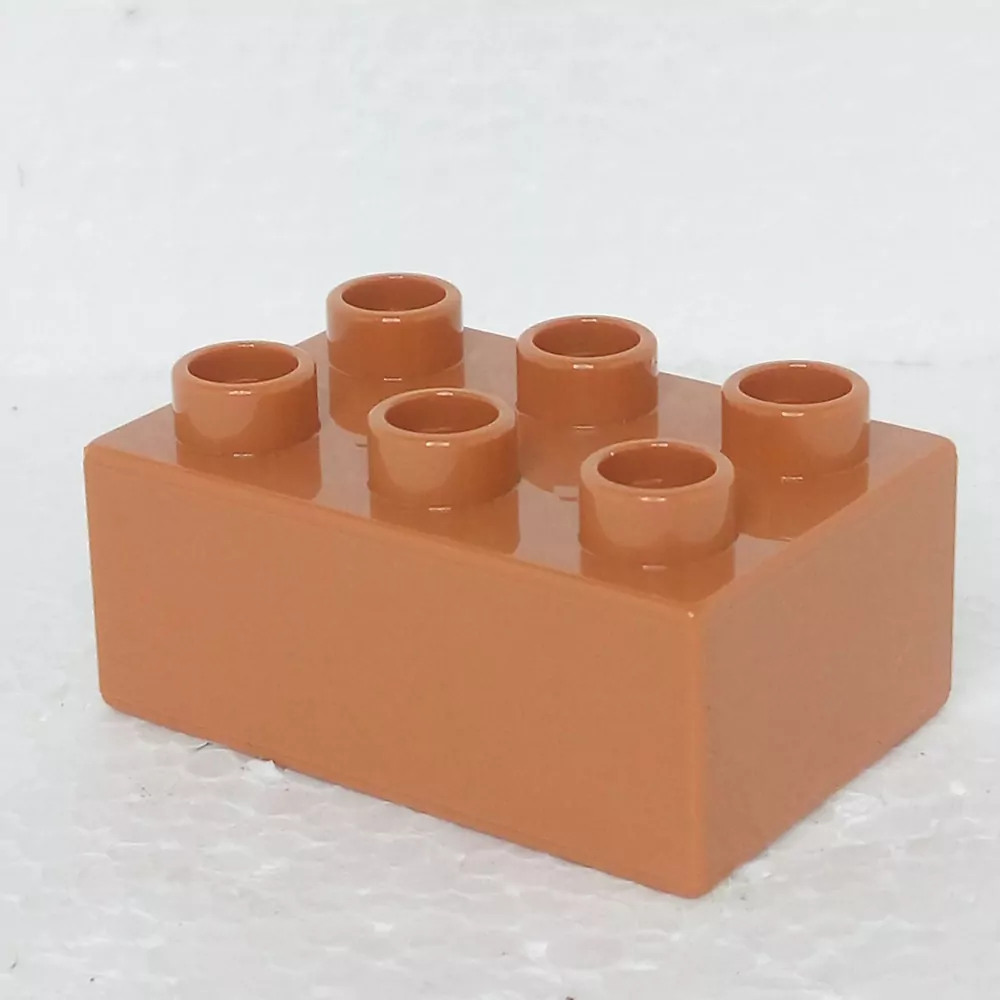 Lego® Duplo® Kostka 2x3 světle hnědá