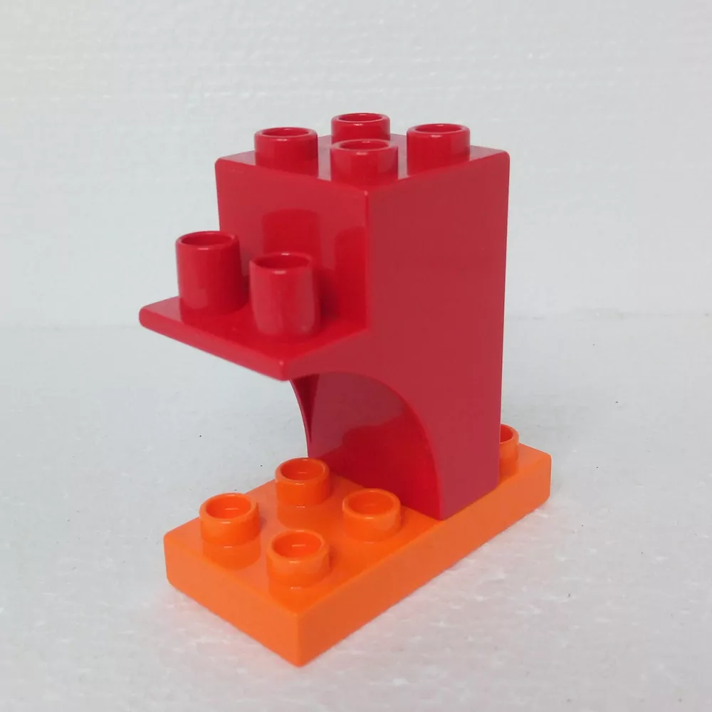 Lego® Duplo® Kostka 2x3x2 klenba červená
