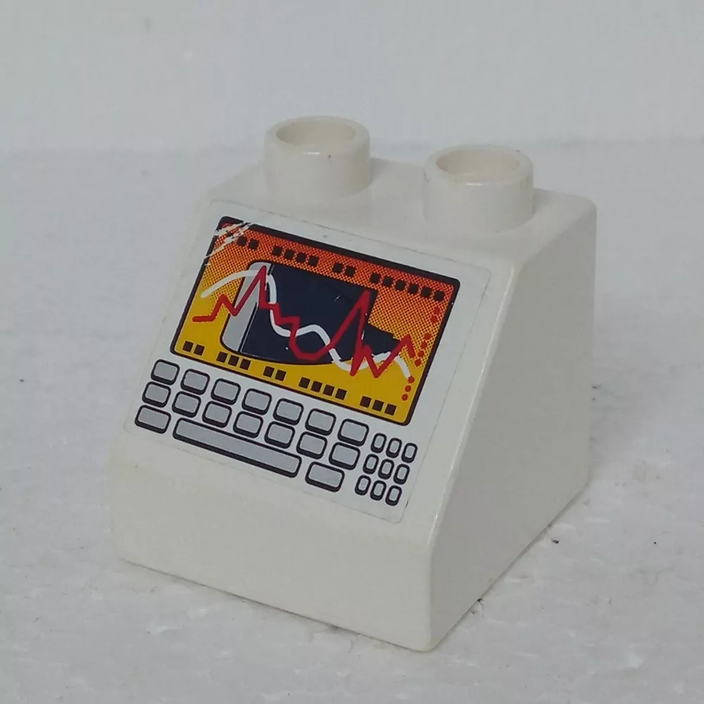 Lego® Duplo® Kostka diagnostika letadla (nálepka)