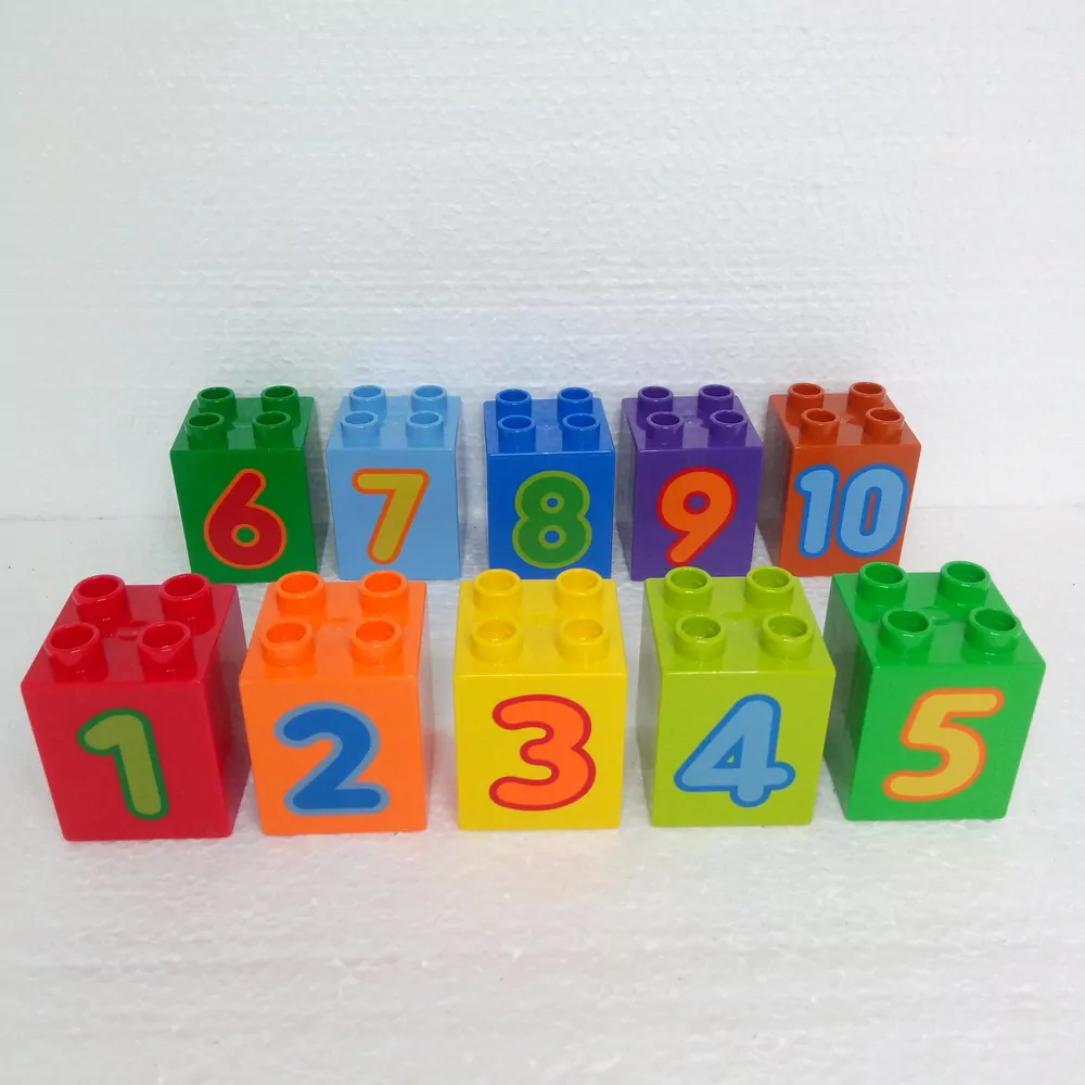 Lego® Duplo® Kostky 2x2x2 potisk číslo 1-10