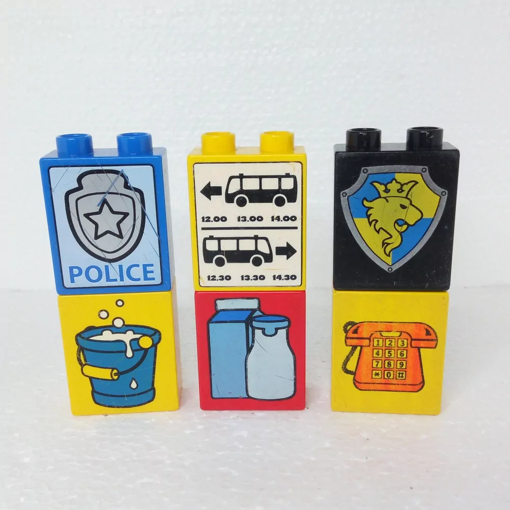 Lego® Duplo® Kostky 1x2x2 - 6 kusů - VÝPRODEJ