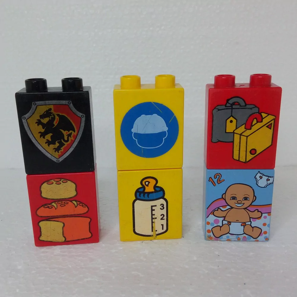 Lego® Duplo® Kostky 1x2x2 - 6 kusů - VÝPRODEJ
