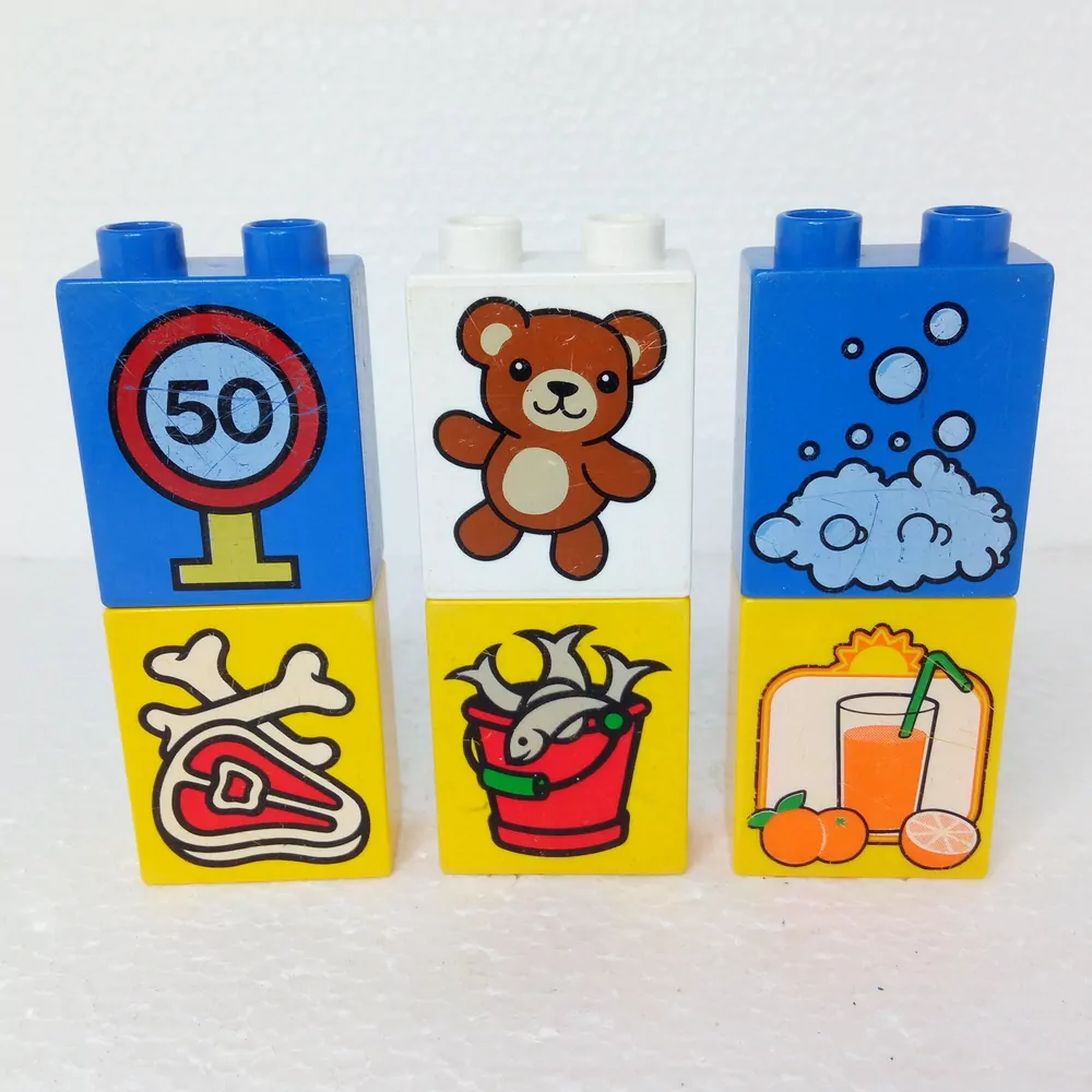 Lego® Duplo® Kostky 1x2x2 - 6 kusů - VÝPRODEJ