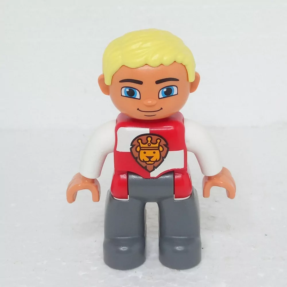 Lego® Duplo® Panáček Muž Rytíř Lev blond vlasya