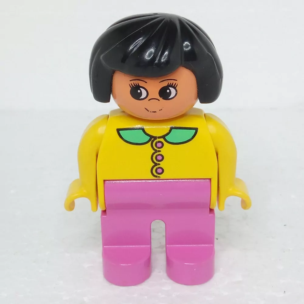 Lego® Duplo® Panáček Žena černé vlasy